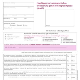 Patienteneinwilligung PEE Genetische Untersuchungen